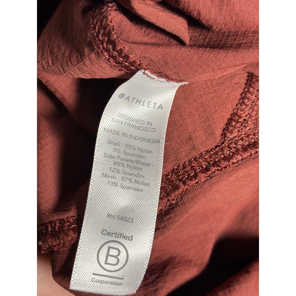 Athleta‎ Trekkie Hybrid Crop Tight Womens Size 6 Cognac - Picture 7 of 9
